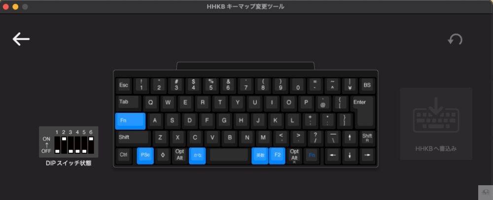 通常時キーマップ