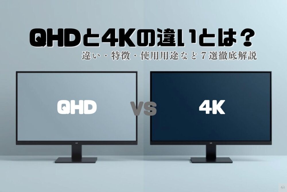 QHDと4Kの違い_アイキャッチ画像